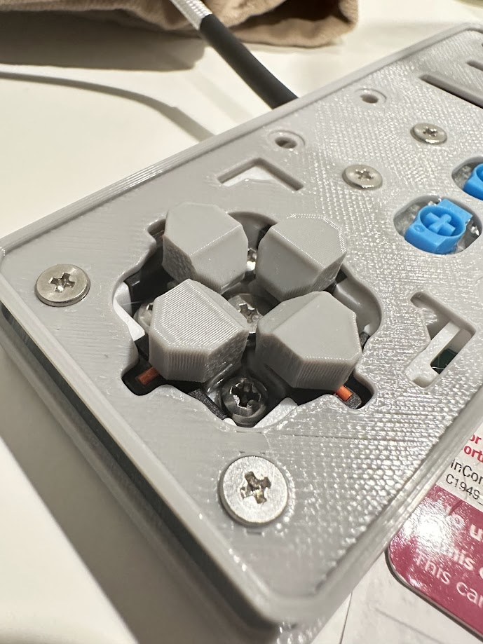 First split D-pad prototype